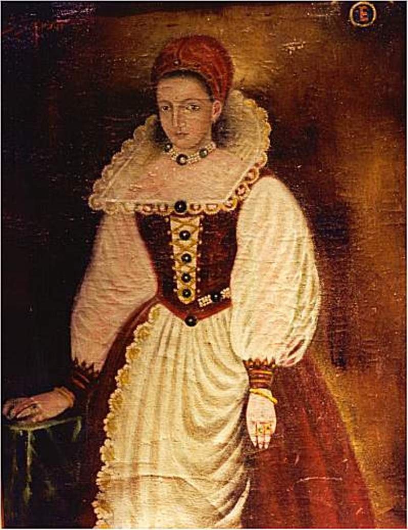 Retrato pictórico histórico de Erzsébet Báthory