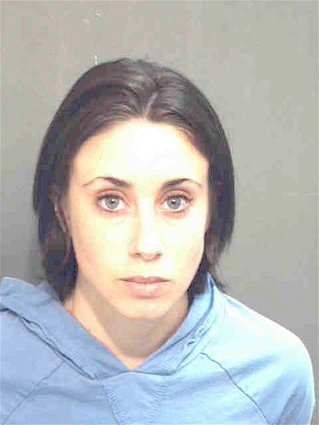 Fotografia policial (mugshot) de Casey Anthony, Orange County Jail, Florida, 16 de julio de 2008
