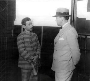 Cayetano Santos Godino, "El Petiso Orejudo", fotografiado en el penal de Ushuaia