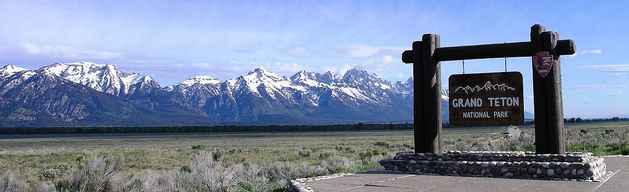 Entrada del Parque Nacional Grand Teton, Wyoming