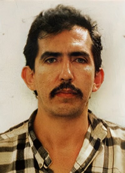 Ficha policial de Luis Alfredo Garavito Cubillos tomada tras su captura en abril de 1999