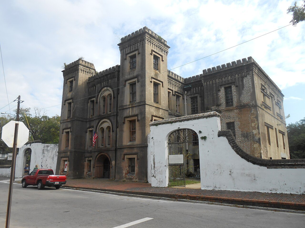 Antigua cárcel de Charleston donde estuvo recluida Lavinia Fisher