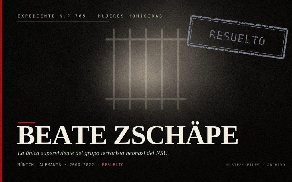 Portada del expediente Beate Zschäpe y el caso NSU