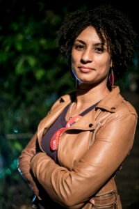 Retrato de Marielle Franco, concejala de Río de Janeiro