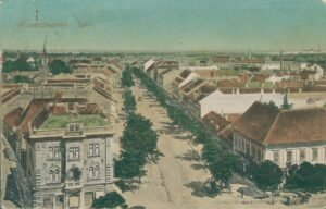 Postal de época de la ciudad de Becskerek, hoy Zrenjanin, Serbia