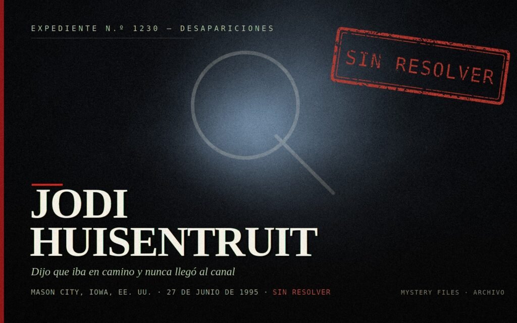 Portada del expediente de Jodi Huisentruit