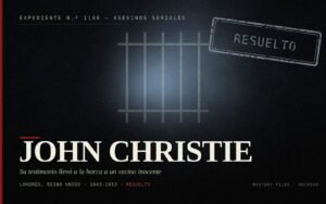 Portada del expediente de John Christie, el estrangulador de Rillington Place