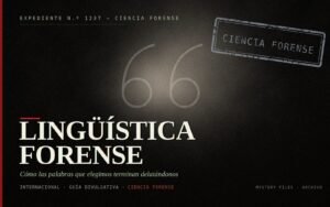 Portada del expediente de Lingüística forense