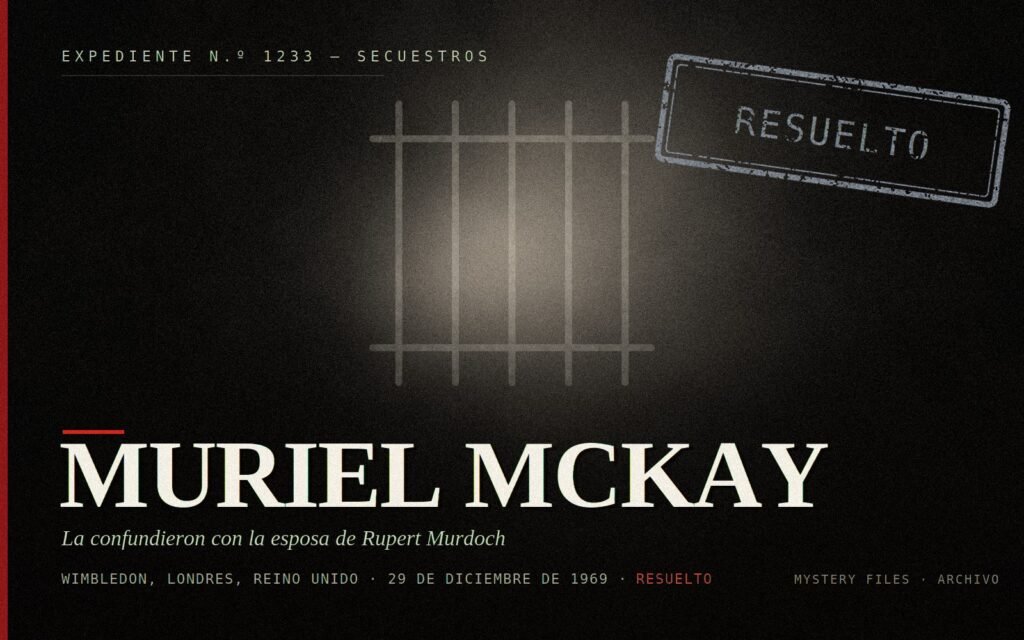 Portada del expediente de Muriel McKay