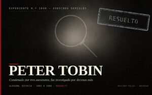 Portada del expediente de Peter Tobin: asesino en serie condenado por tres asesinatos en Escocia e Inglaterra