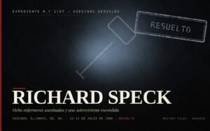 Portada del expediente de Richard Speck, el asesino de las ocho enfermeras de Chicago