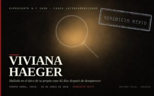 Portada del expediente de Viviana Haeger: desaparición de 2010 en Puerto Varas, Chile, y hallazgo en su propia casa