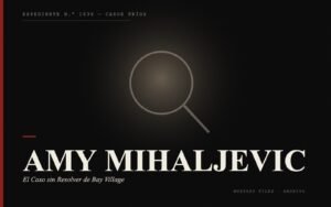 Portada del expediente de Amy Mihaljevic: el Caso sin Resolver de Bay Village