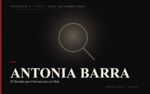 Portada del expediente de Antonia Barra: el Suicidio que Creó una Ley en Chile