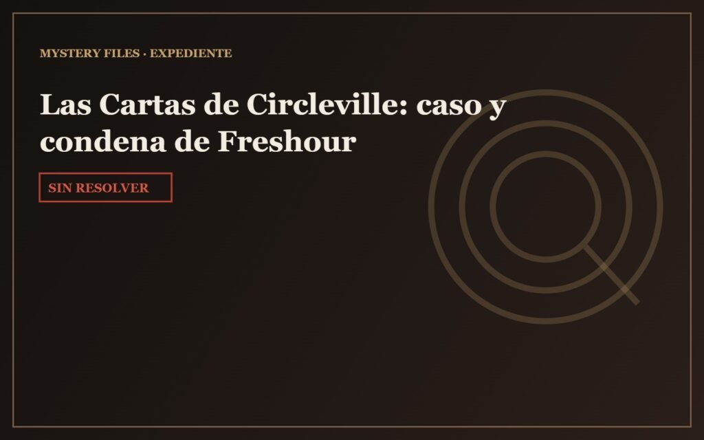 Las Cartas de Circleville: caso y condena de Freshour