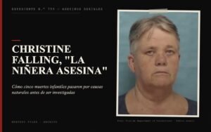 Portada del expediente de Christine Falling, "la niñera asesina" con fotografía: cómo cinco muertes infantiles pasaron por causas naturales antes de ser investigadas