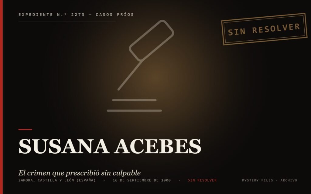 Portada del caso: Susana Acebes