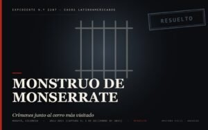 Portada del caso: Monstruo de Monserrate