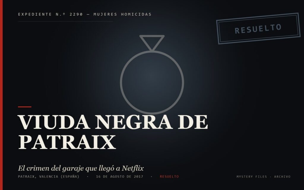 Portada del caso: Viuda negra de Patraix