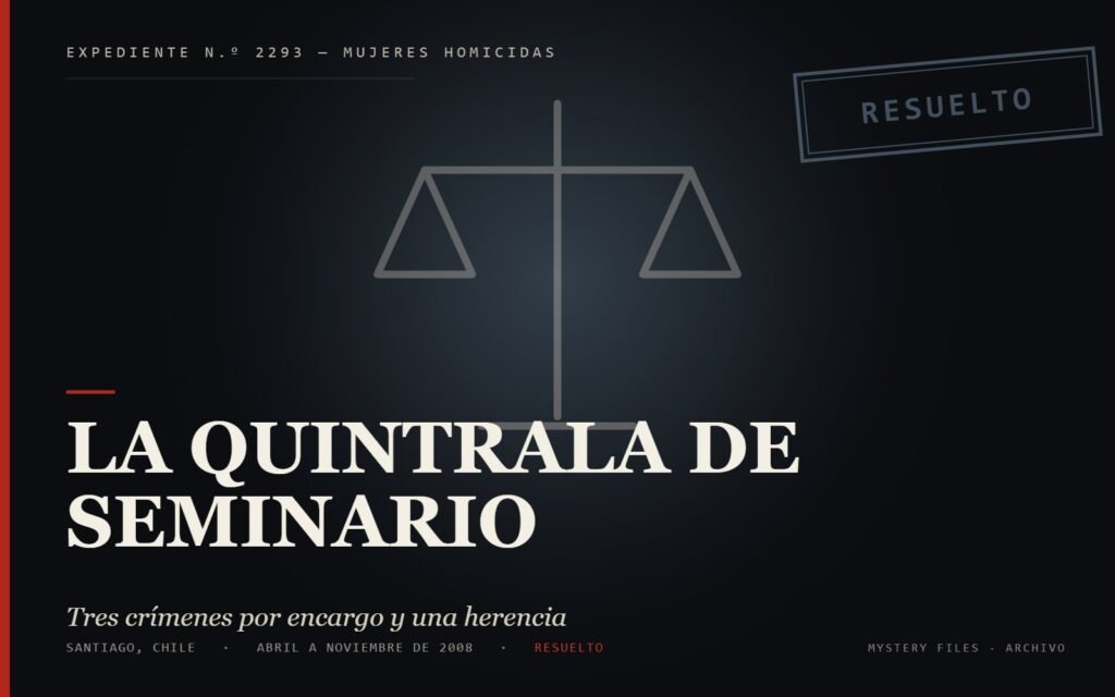 Portada del caso: La Quintrala de Seminario