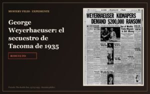 George Weyerhaeuser: el secuestro de Tacoma de 1935