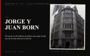 Portada del expediente de Jorge y Juan Born con fotografía: el rescate de 60 millones de dólares que sigue siendo uno de los más altos de la historia