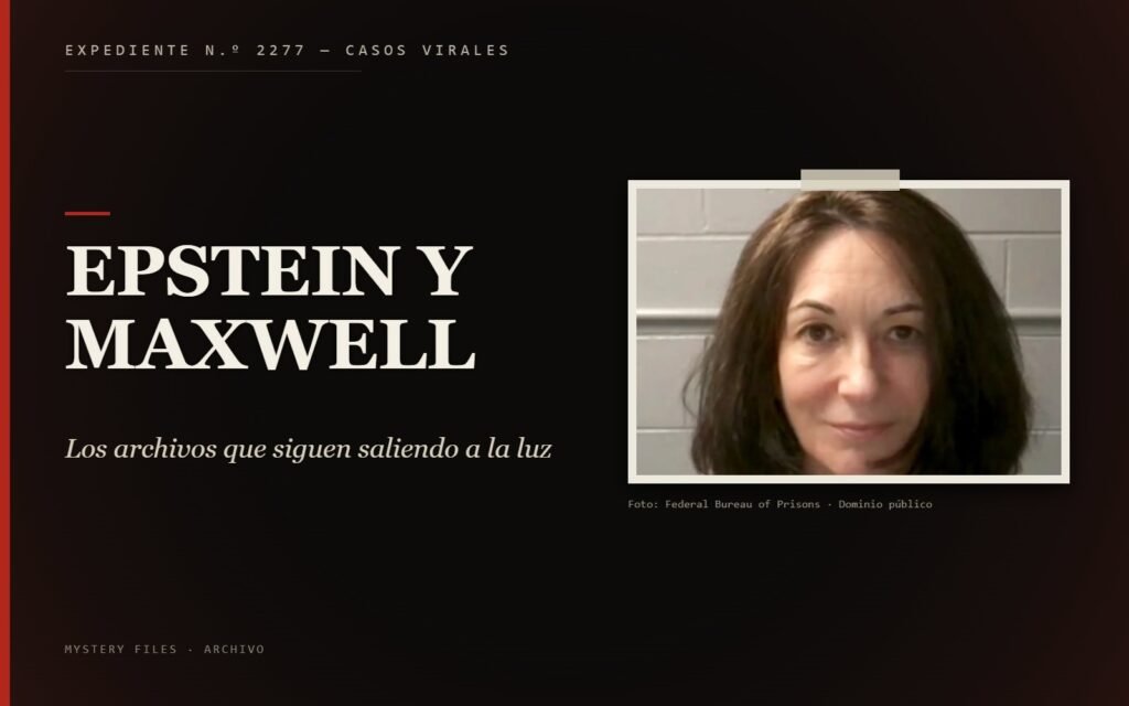 Portada del caso: Epstein y Maxwell
