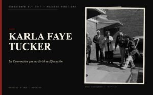 Portada del expediente de Karla Faye Tucker con fotografía real: la Conversión que no Evitó su Ejecución