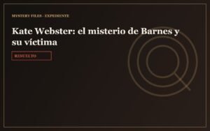 Kate Webster: el misterio de Barnes y su víctima