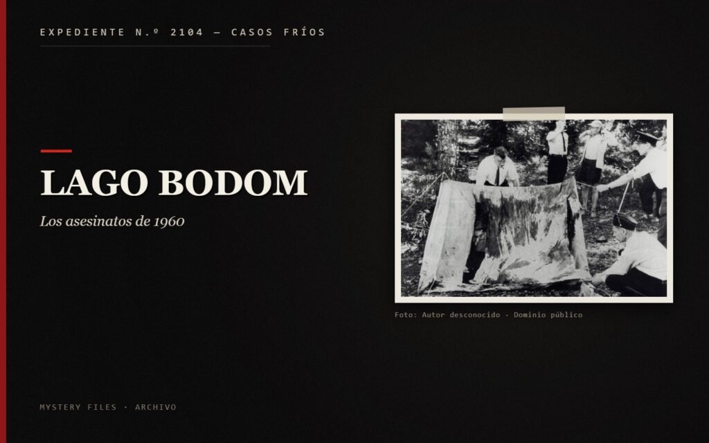 Lago Bodom: Los asesinatos de 1960