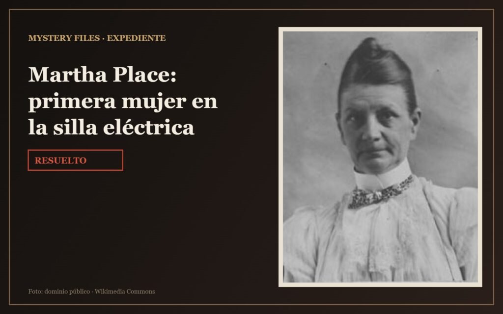 Martha Place: primera mujer en la silla eléctrica