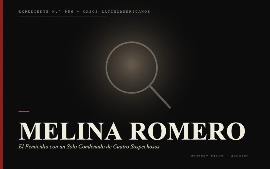 Portada del expediente de Melina Romero: el Femicidio con un Solo Condenado de Cuatro Sospechosos