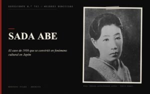 Portada del expediente de Sada Abe con fotografía: el caso de 1936 que se convirtió en fenómeno cultural en Japón