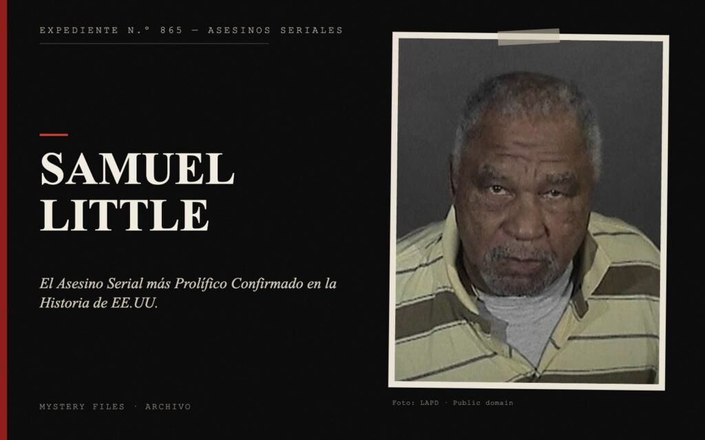 Portada del expediente de Samuel Little con fotografía real: el Asesino Serial más Prolífico Confirmado en la Historia de EE.UU.