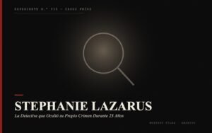 Portada del expediente de Stephanie Lazarus: la Detective que Ocultó su Propio Crimen Durante 23 Años