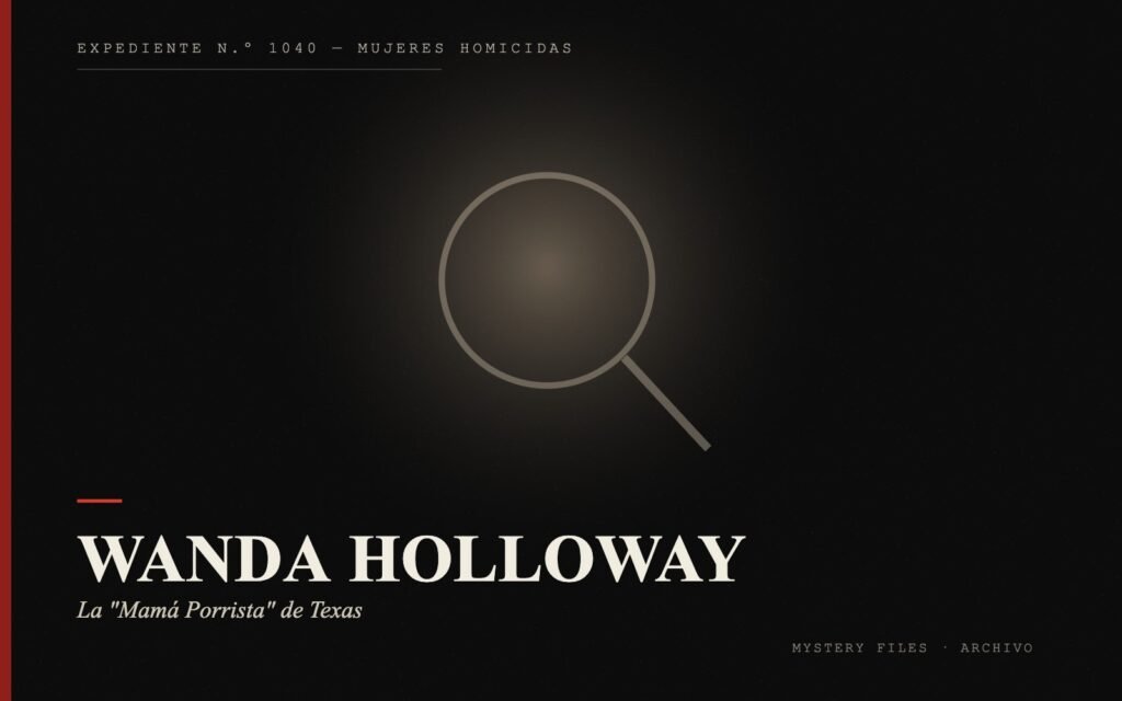 Portada del expediente de Wanda Holloway: la "Mamá Porrista" de Texas