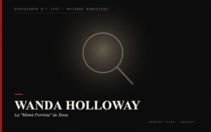 Portada del expediente de Wanda Holloway: la "Mamá Porrista" de Texas