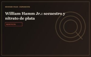 William Hamm Jr.: secuestro y nitrato de plata