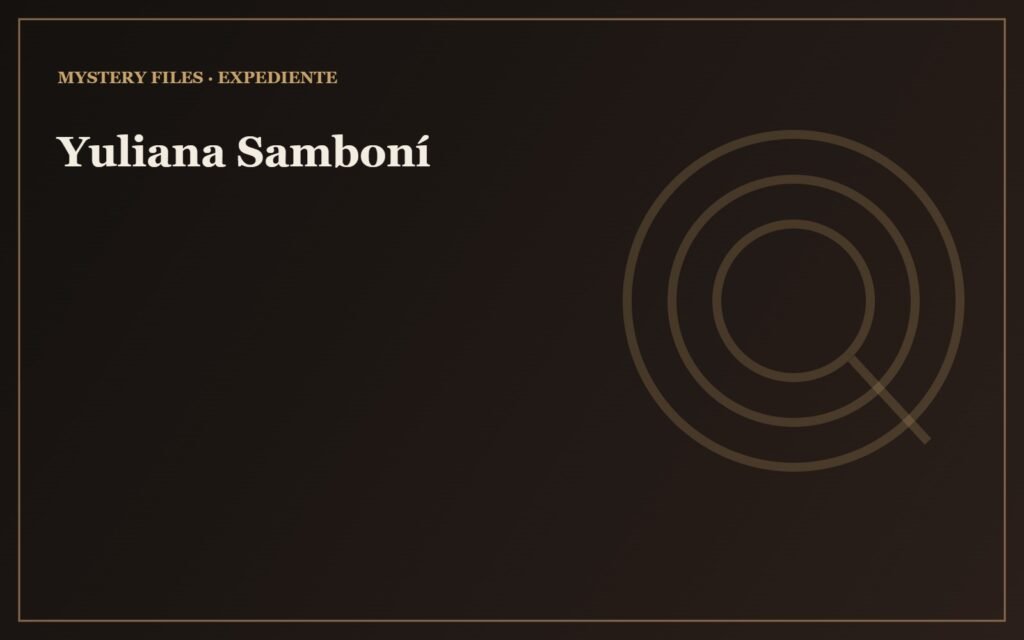 Yuliana Samboní — expediente Mystery Files